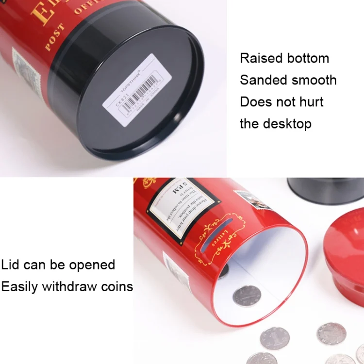 TBD0602741501_B3.webp Retro Metal Wrought Iron Mailbox Piggy Bank Children Gift Ornaments - Image 4