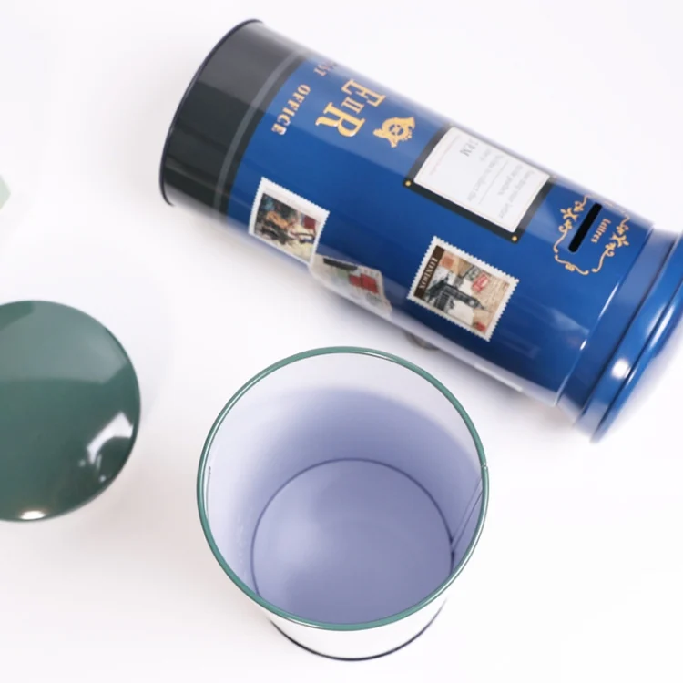 TBD0602741501_B4.webp Retro Metal Wrought Iron Mailbox Piggy Bank Children Gift Ornaments - Image 5