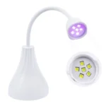 Portable USB Nail Art Rose Nail Polish Glue Phototherapy Lamp