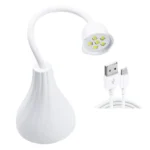 Portable USB Nail Art Rose Nail Polish Glue Phototherapy Lamp - Image 2