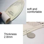5 Pairs Spring and Summer Men and Women Breathable Shock-absorbing Latex Non-woven Insole - Image 5