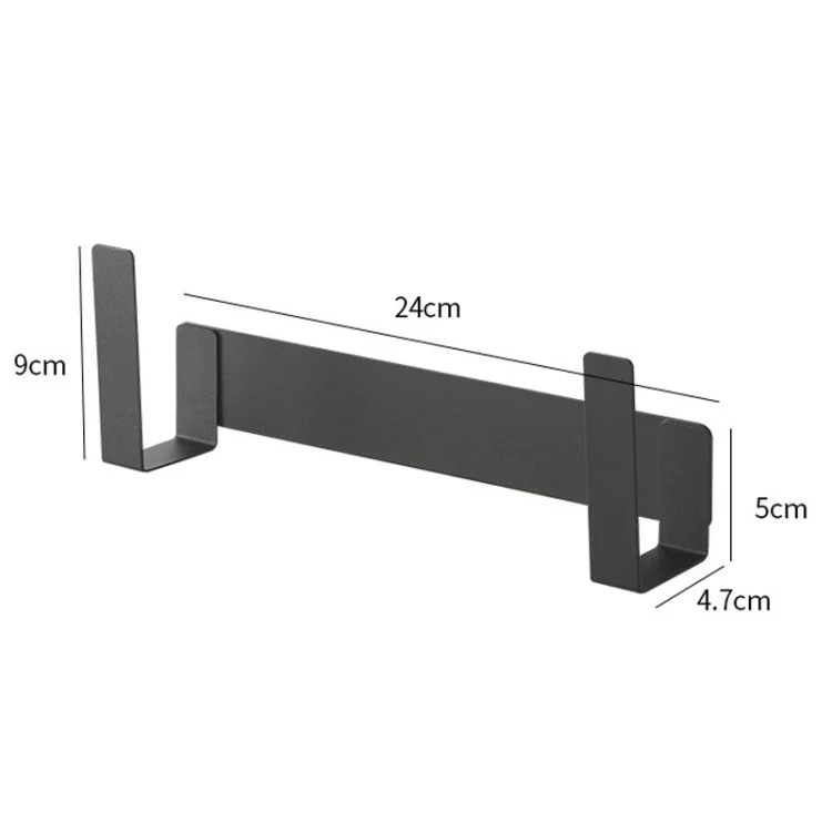 TBD0602744601_B1.webp Wall-Mounted Carbon Steel Integrated Pot Lid Holder Kitchen Cutting Board Rack - Image 2