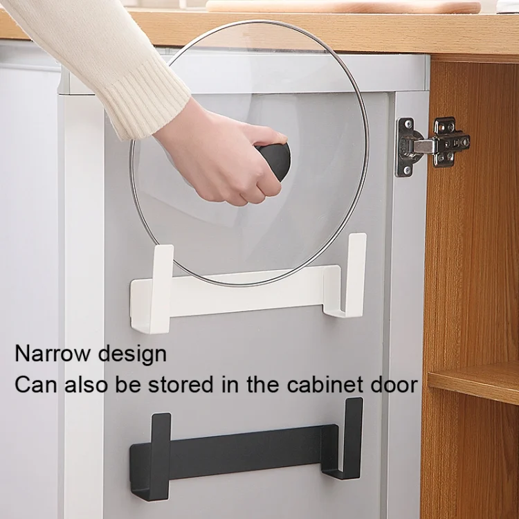 TBD0602744601_B4.webp Wall-Mounted Carbon Steel Integrated Pot Lid Holder Kitchen Cutting Board Rack - Image 5