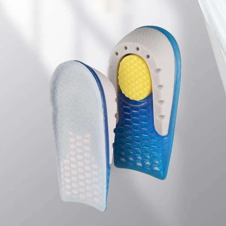 TBD0602744801_B2.webp Silicone Honeycomb Shock Absorption TPE Heel Protection Pad Heightening Insole - Image 3