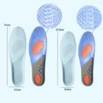 TPE GEL Sports Insole Shock-absorbing Sweat-absorbing Running Insole - Image 3