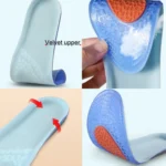 TPE GEL Sports Insole Shock-absorbing Sweat-absorbing Running Insole - Image 6