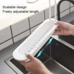 Disassembly With Towel Pole Telescopic Sink Rack - Image 4