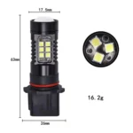 1pair Automotive High-Power LED White Light Fog Lamp - Image 4