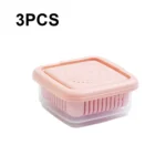 3 PCS Can Be Separated and Drained Fresh Keeping Box