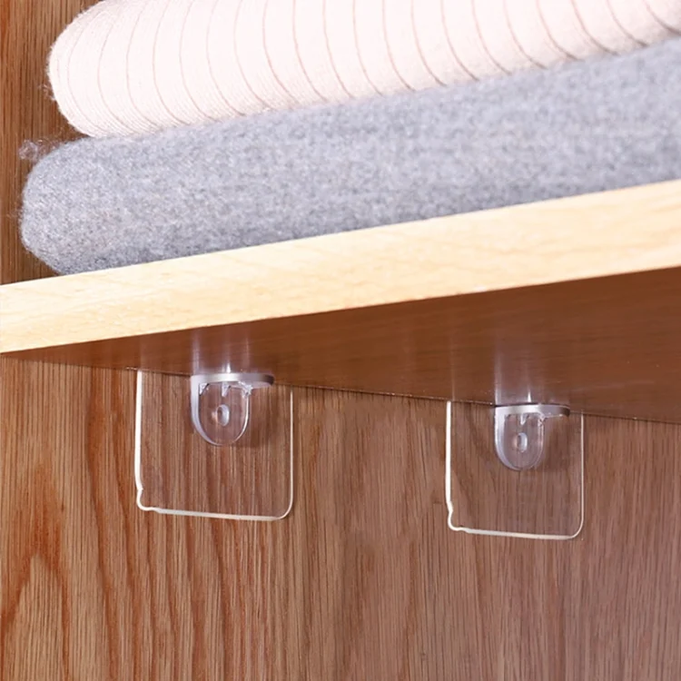 TBD0602751002_B4.webp 4pcs /Set Simple Firm Load Bearing Wardrobe Layered Partition Bracket, Size: - Image 5