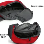 Pet Bag Widened Shoulder Strap Breathable Messenger Cat Bag,Size: - Image 4