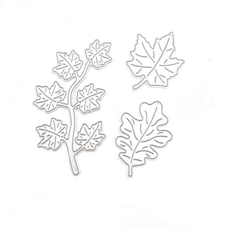 TBD06027560_1.webp Leaves Hand Scrapbooking Embossing Cutting Die - Image 2