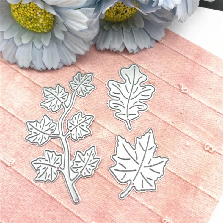 TBD06027560_2.webp Leaves Hand Scrapbooking Embossing Cutting Die - Image 3