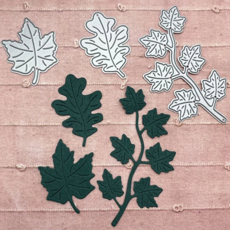 TBD06027560_4.webp Leaves Hand Scrapbooking Embossing Cutting Die - Image 5