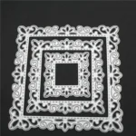 Square Lace Metal Hand Scrapbooking Embossing Cutting Die - Image 2