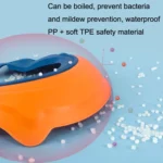 Shampoo Earmuffs Silicon Infant Wash Bath Cap Child Washing Hat - Image 4