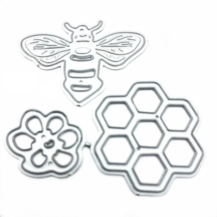 TBD06027567_1.webp Bee Hive Handicraft Embossing Cutting Die - Image 2