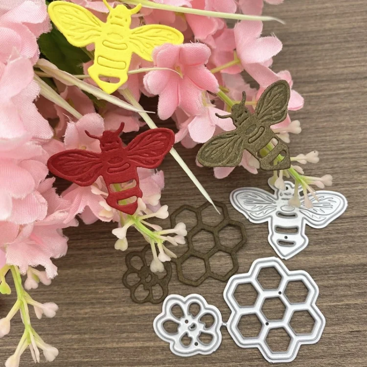 TBD06027567_4.webp Bee Hive Handicraft Embossing Cutting Die - Image 5