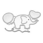Elephant Paper Art Leather Cutting Die Paper Quilling Tool - Image 2