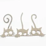 Three Kittens Metal Embossing Cutting Die - Image 2