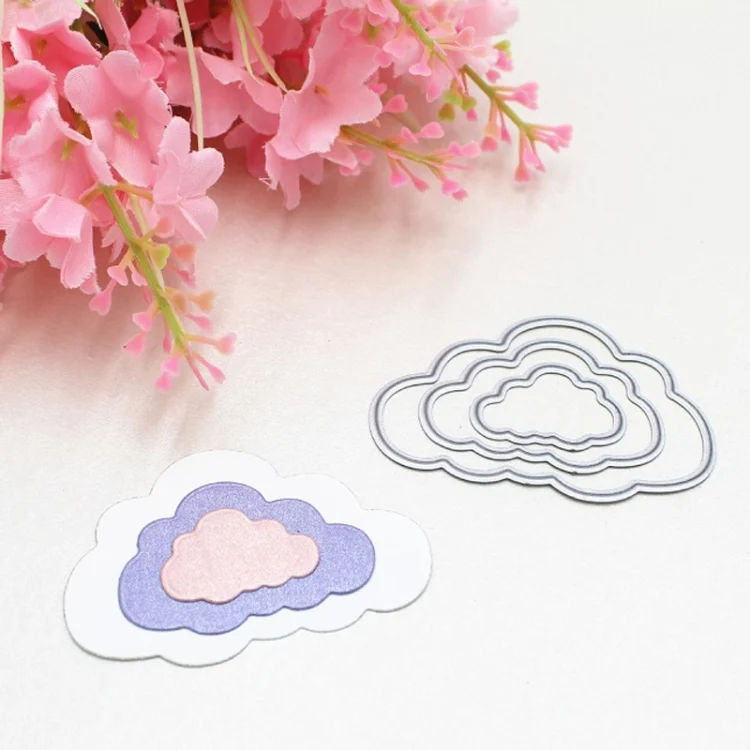 TBD06027575_4.webp Three Clouds Metal Embossing Cutting Die Paper Quilling Die - Image 5