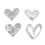 Heart Shaped Metal Embossed Paper Art Cutting Die - Image 2