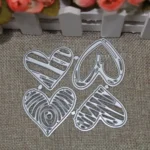 Heart Shaped Metal Embossed Paper Art Cutting Die - Image 4