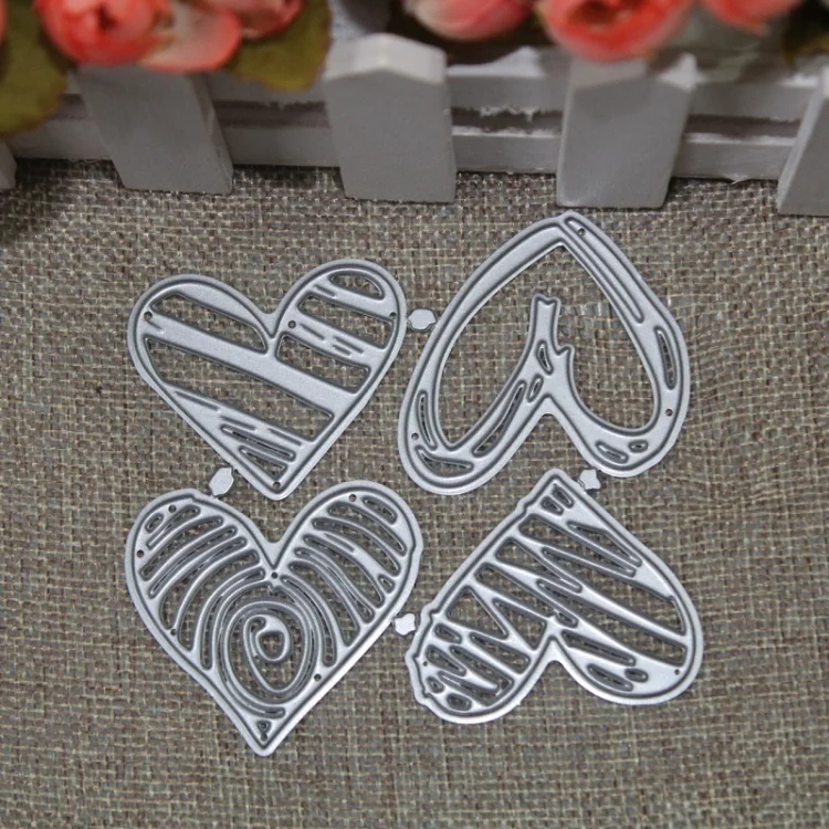 TBD06027577_3.webp Heart Shaped Metal Embossed Paper Art Cutting Die - Image 4