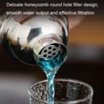 BY-011 11 In 1 Oval Wooden Stand Shaker Set Bartending Tools, Spec: - Image 6