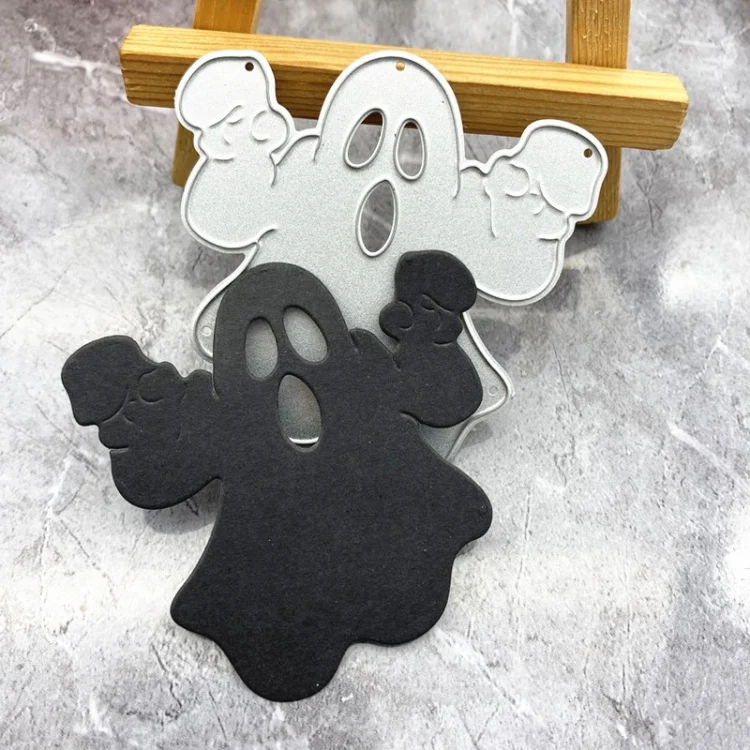 TBD06027589_2.webp Halloween Ghost Horror Hand Embossing Cutting Die - Image 3