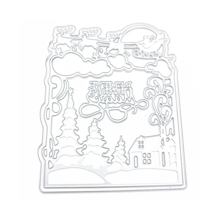 TBD06027596_1.webp Christmas Embossing Craft Scrapbooking Cutter Die - Image 2