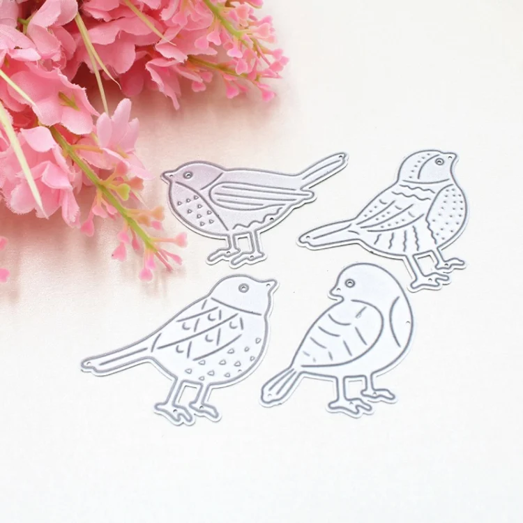 TBD06027602_2.webp Four Little Birds Handcraft Metal Embossing Cutting Die - Image 3