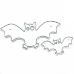 10 PCS Halloween Bat Handmade Metal Embossing Cutting Die - Image 2