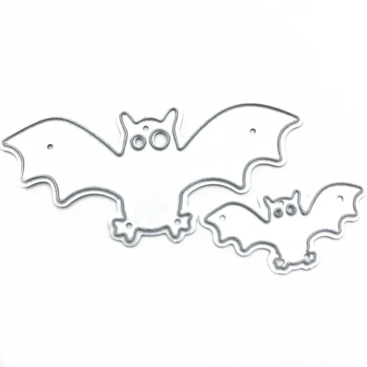TBD06027609_1.webp 10 PCS Halloween Bat Handmade Metal Embossing Cutting Die - Image 2
