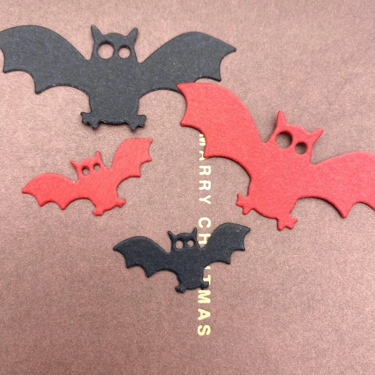 TBD06027609_4.webp 10 PCS Halloween Bat Handmade Metal Embossing Cutting Die - Image 5