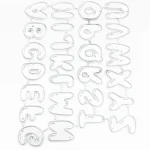 26 Letters Handmade Fabric Leather Cutting Die Paper Quilling Tool - Image 2