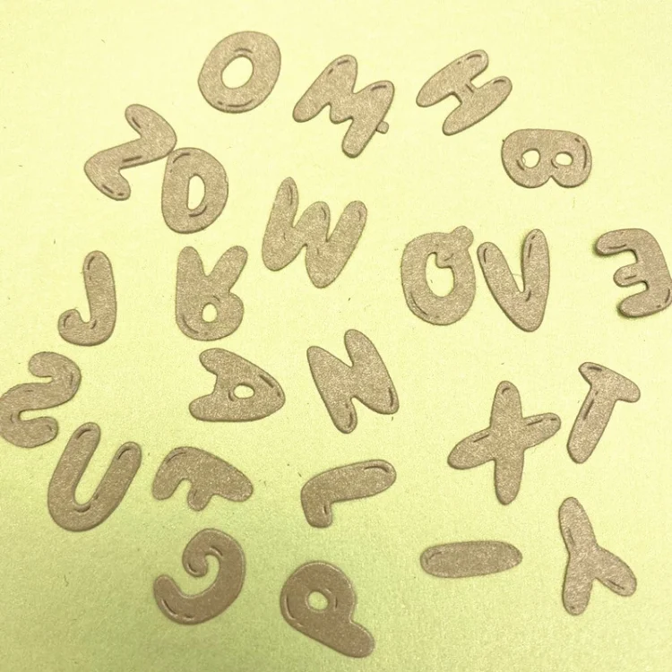 TBD06027613_2.webp 26 Letters Handmade Fabric Leather Cutting Die Paper Quilling Tool - Image 3