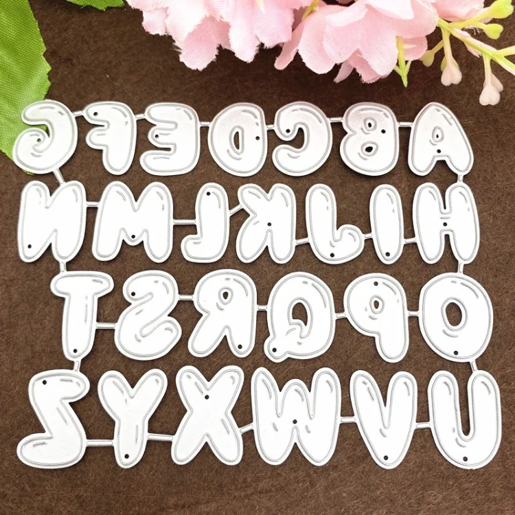 TBD06027613_3.webp 26 Letters Handmade Fabric Leather Cutting Die Paper Quilling Tool - Image 4