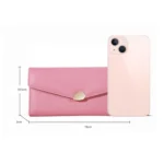 87P Litchi Pattern Multifunctional Large Capacity Wallet Phone Bag - Image 3