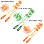 3PCS Plastic Back Puller Shoulder Waist Back Manual Roller Massager, Style: - Image 2