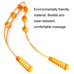 3PCS Plastic Back Puller Shoulder Waist Back Manual Roller Massager, Style: - Image 3