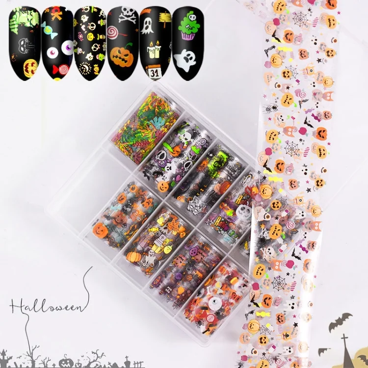 TBD0602764901_B4.webp TZ0257 4x100cm Halloween Christmas Nail Art Starry Sticker Set without Nails - Image 5