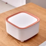 Home Desktop Mini Bomb Lid Trash Can Office Paper Basket