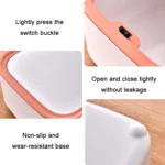 Home Desktop Mini Bomb Lid Trash Can Office Paper Basket - Image 3