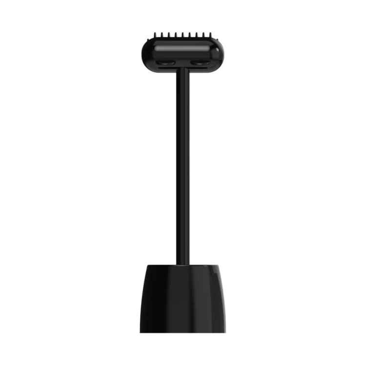 Pet Cat and Dog Supplies Long Handle Comb With Base