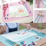 Silicone Children Drawing Pad Wipeable Washable Paint Palettes - Image 6