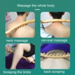 Eight-beaded Beech Wood Massage Stick Meridian Dredging Rolling Stick - Image 5