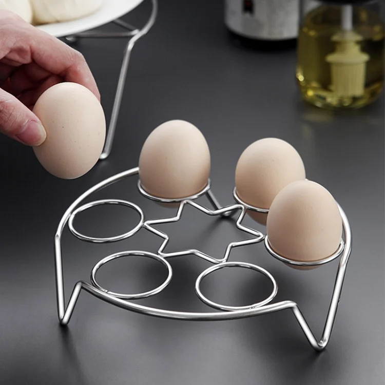 TBD0602777701_1.webp 2 PCS Kitchen Stainless Steel Steamed Egg Rack, Style: - Image 6