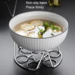 2 PCS Kitchen Stainless Steel Steamed Egg Rack, Style: - Image 5
