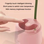 LED Foldable Desk Lamp Stylus Holder Night Light - Image 3